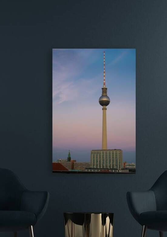 Berlin Fernsehturm TV Tower Sunrise by Matthias Hauser