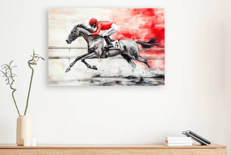 Horse Racing 01 The Charge of Victory by Matthias Hauser