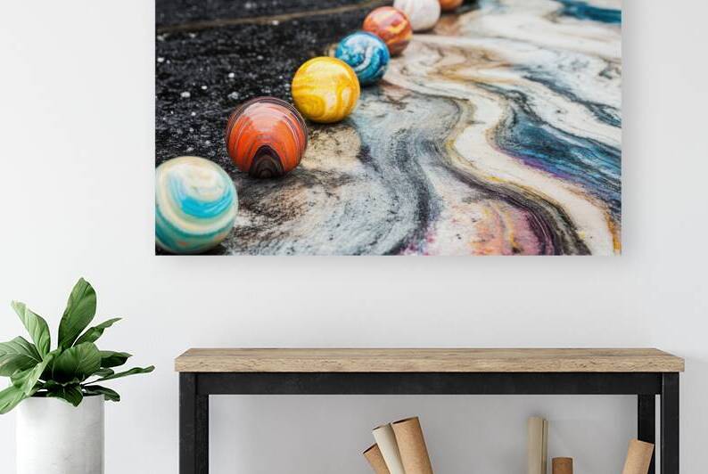 Colorful Celestial Marbles by Matthias Hauser