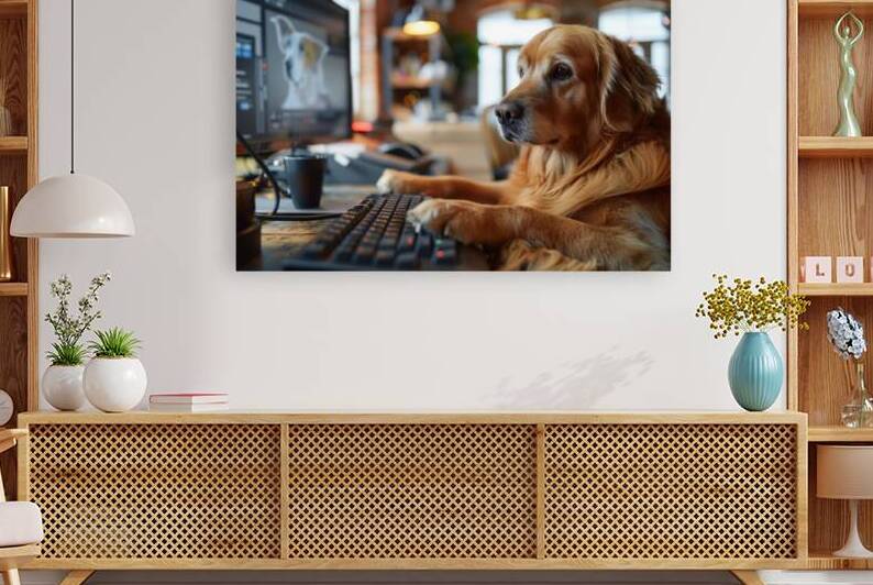 Working like a Dog 01 by Matthias Hauser