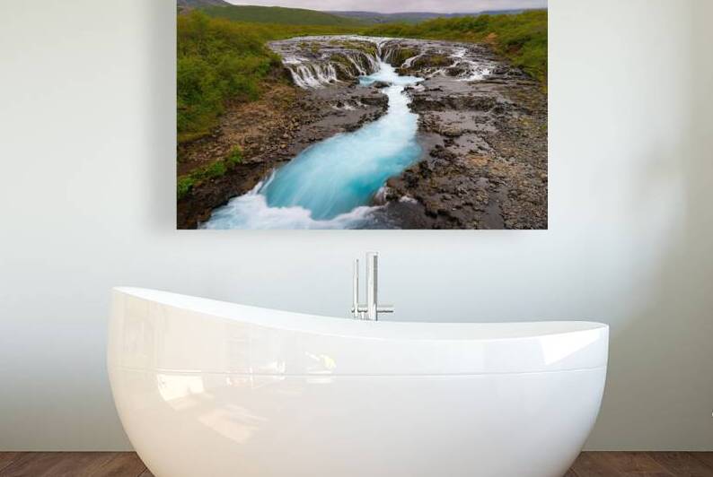 Mystical Bruarfoss Waterfall in Iceland by Matthias Hauser