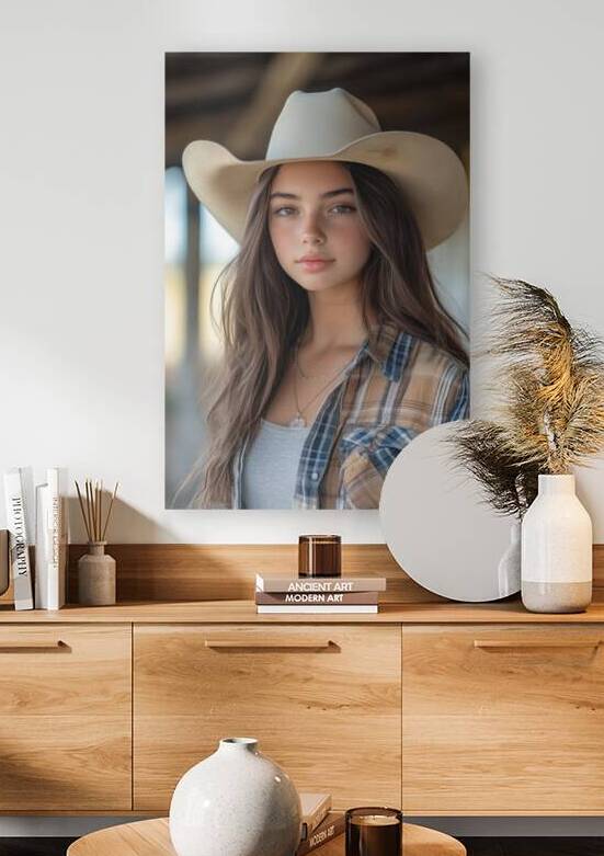 Texas Cowgirl 02 Rustic Elegance by Matthias Hauser