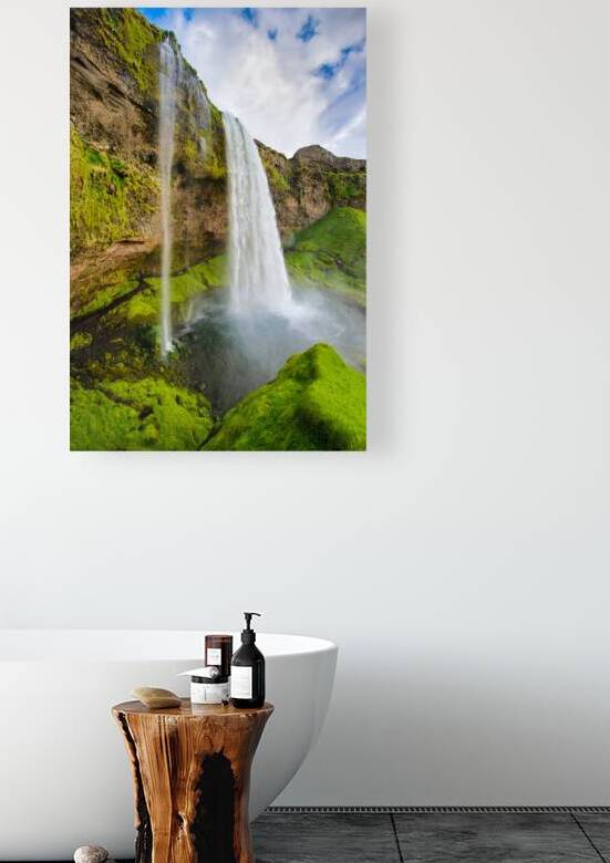 Seljalandsfoss waterfall Iceland by Matthias Hauser