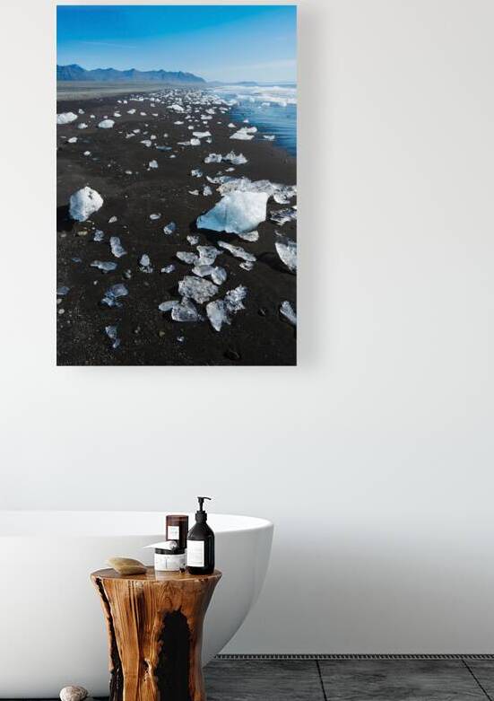 Glacial Gems on Diamond Beach Iceland by Matthias Hauser