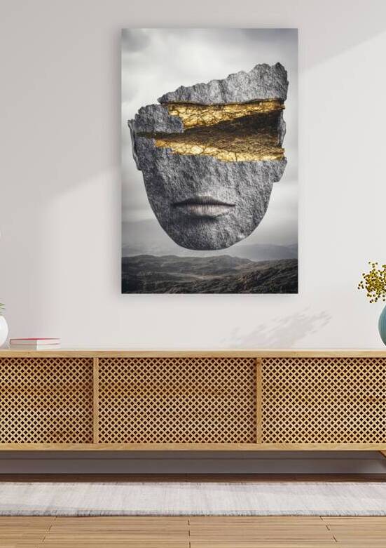 Fragmented Essence Gold and Silver by Matthias Hauser