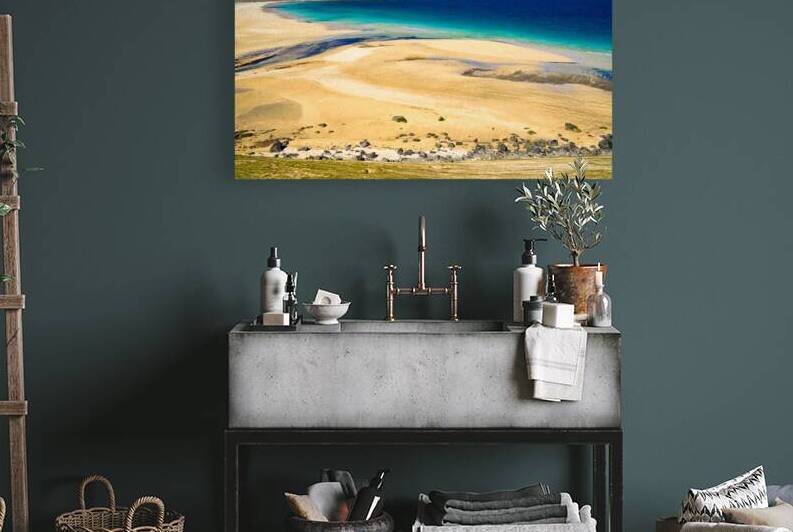 Golden sand beach in Iceland Westfjords by Matthias Hauser