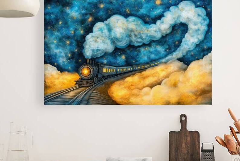 Cosmic Steam Voyage by Matthias Hauser