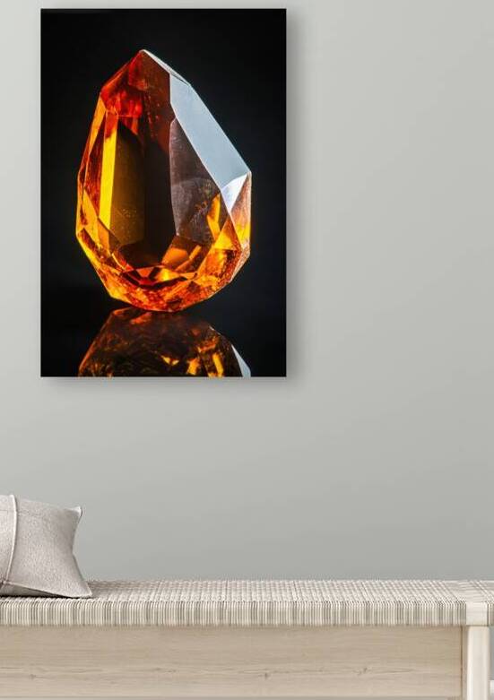 Golden Glow - Faceted Topaz Beauty by Matthias Hauser