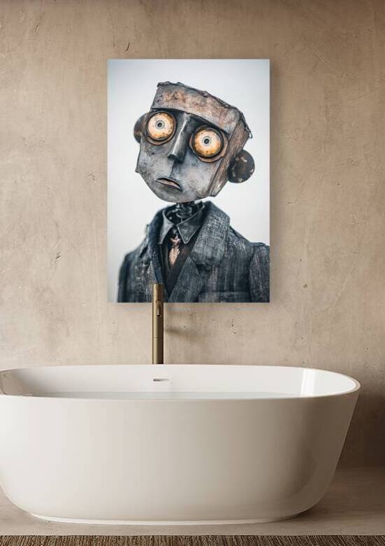 Vintage Robotic Soul - Melancholy Metalman by Matthias Hauser