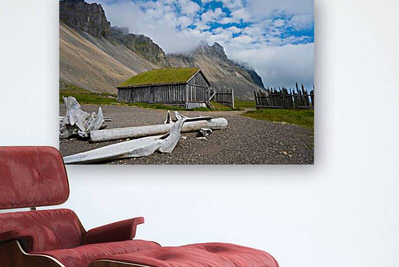 Viking Village in Iceland Vestrahorn 01 by Matthias Hauser