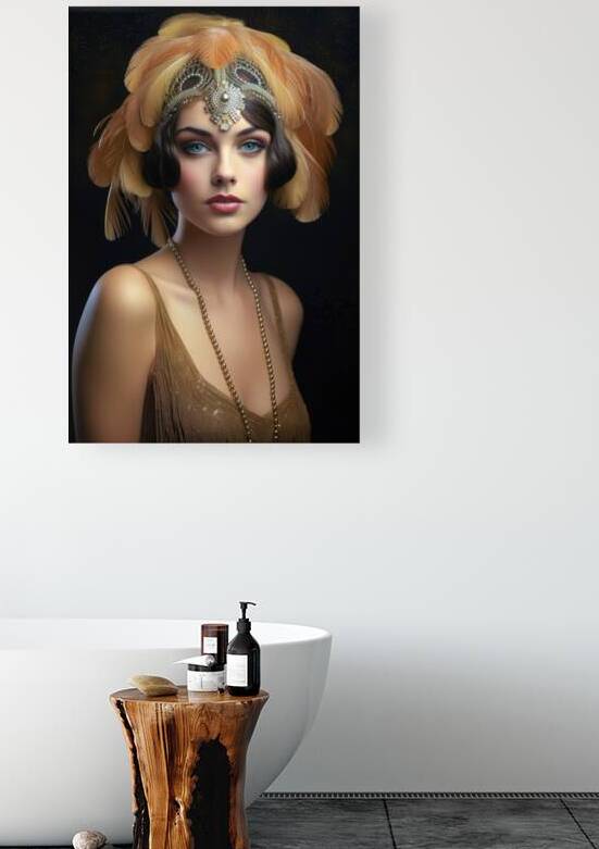 1920s Flapper Woman 17 by Matthias Hauser