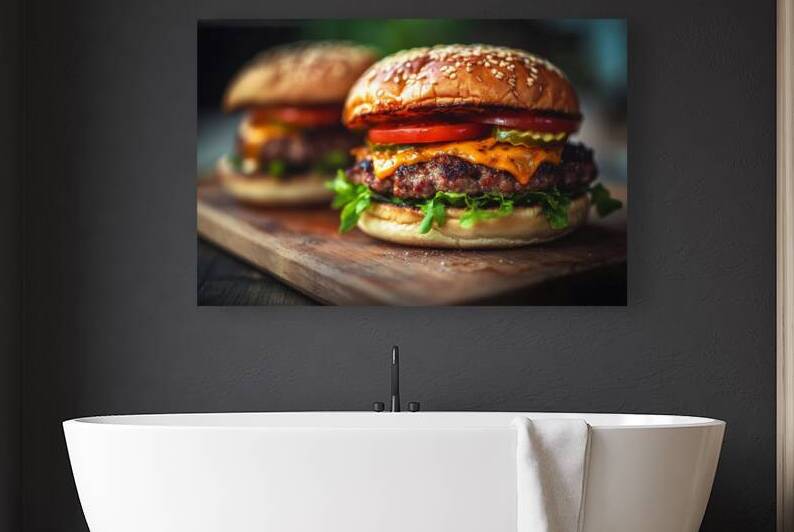 Gourmet Burger Delight by Matthias Hauser
