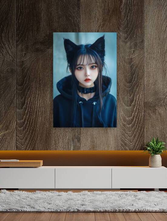 Cat Ear Woman - Mystical Elegance by Matthias Hauser
