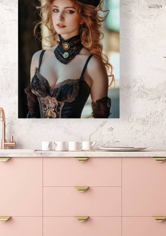 Gothic Steampunk Woman by Matthias Hauser