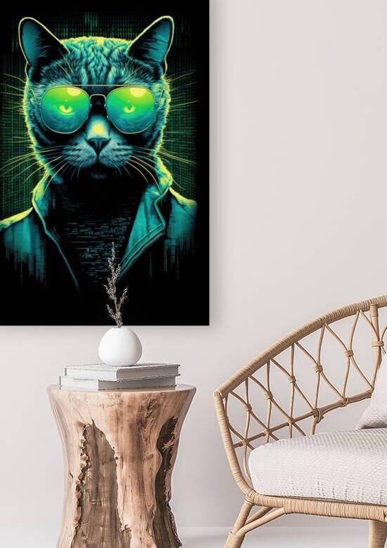 Cool Cat in Cyberspace 01 by Matthias Hauser