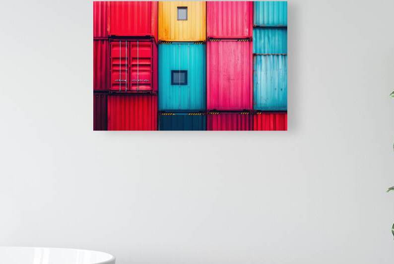 Colorful Shipping Containers by Matthias Hauser