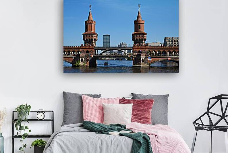 Oberbaum Bridge Berlin Germany 01 by Matthias Hauser