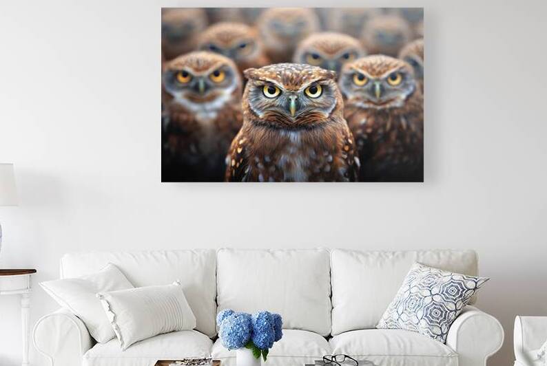 Watchful Owl Parliament by Matthias Hauser