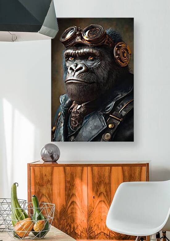The Steampunk Gorilla Commander by Matthias Hauser