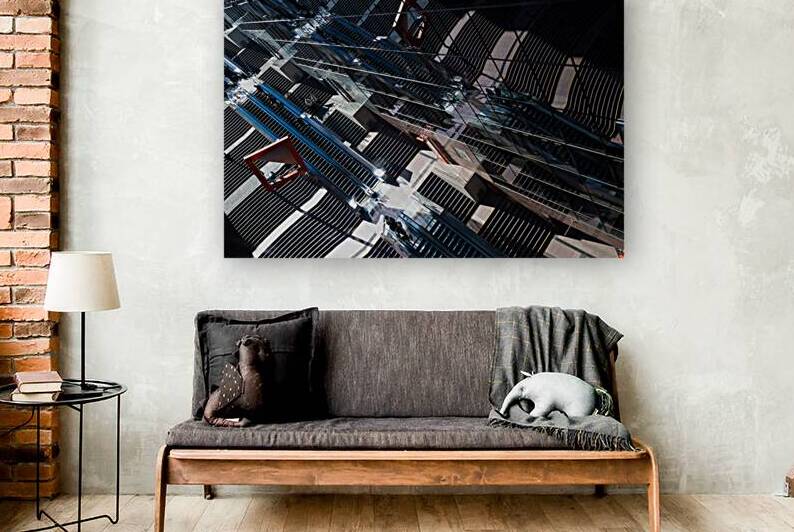 Urban Labyrinth - Reflections and Lines at Kyoto Station Japan by Matthias Hauser