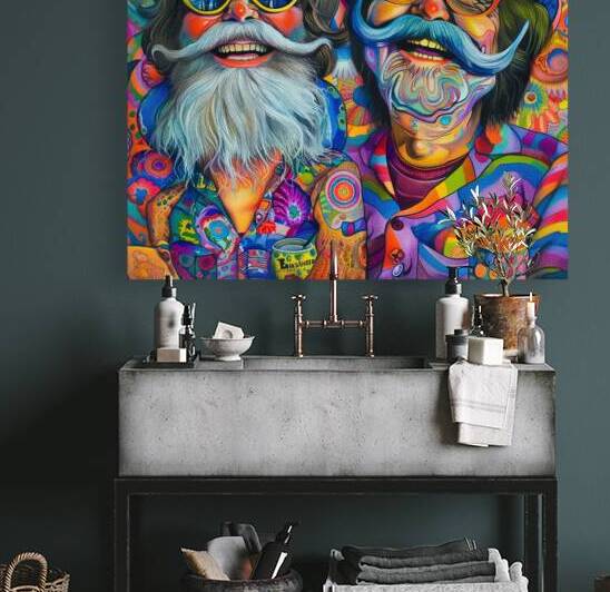 Happy Psychedelic Hippies 05 by Matthias Hauser