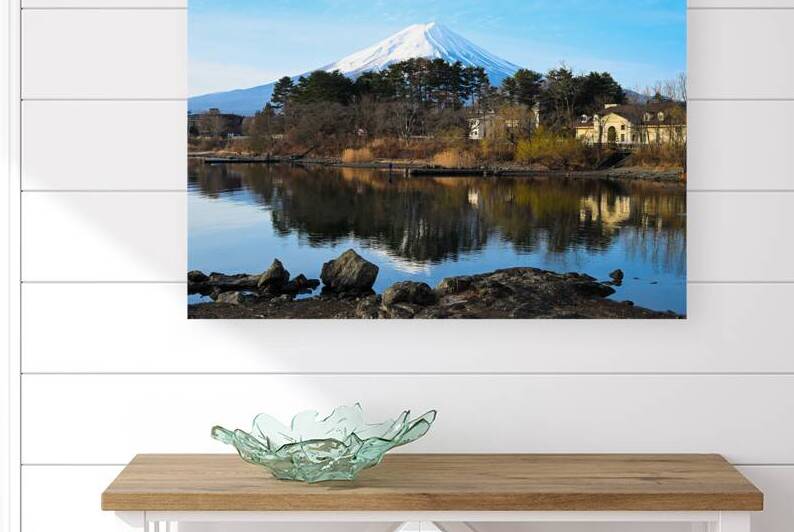 Mount Fuji Reflected - Morning Tranquility by Matthias Hauser
