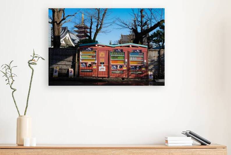 Vending Machines and Pagodas - Tokyo Asakusa Harmony by Matthias Hauser