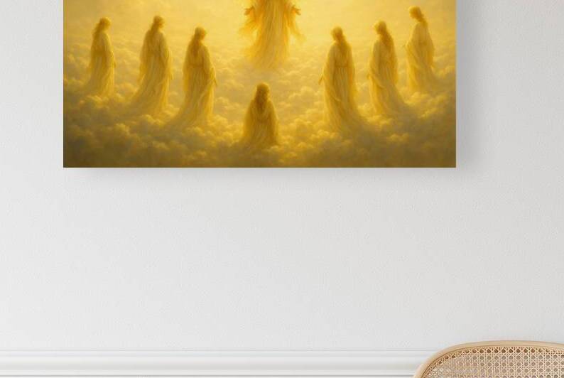 Angels in Heaven - Golden Light by Matthias Hauser