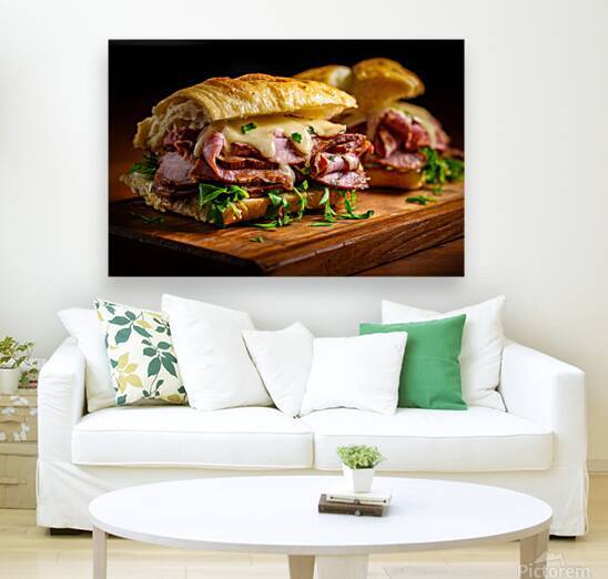 Melted Majesty - Meat and Cheese Sandwich by Matthias Hauser