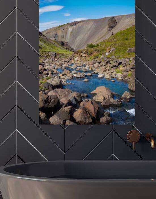 River Through Stone - Pristine Icelandic Landscape by Matthias Hauser