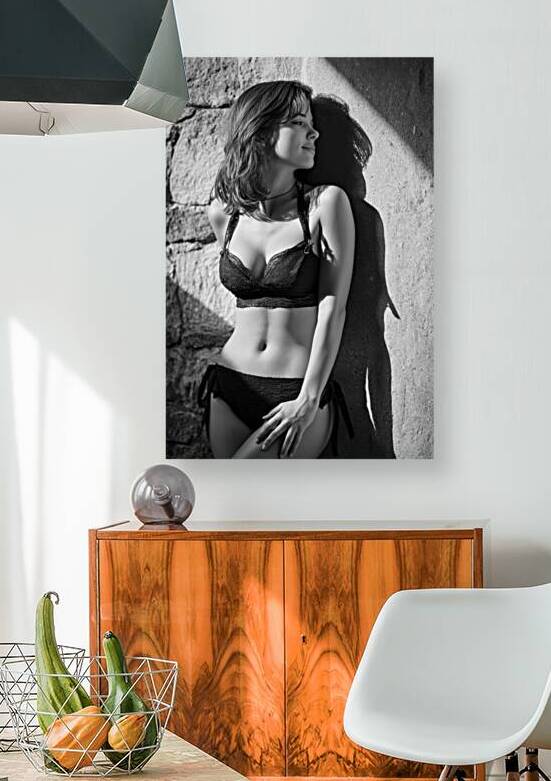 Elegant Woman in Lace Lingerie by Matthias Hauser