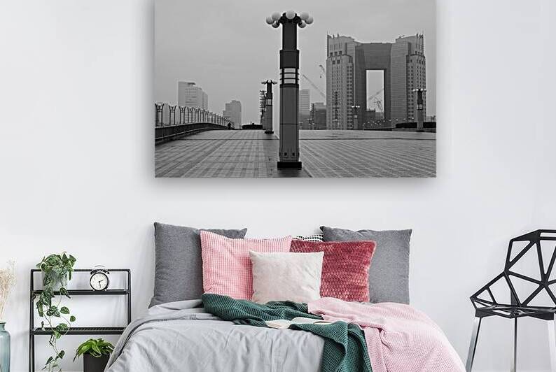 Odaiba Geometry - Rainy Tokyo Minimalism by Matthias Hauser