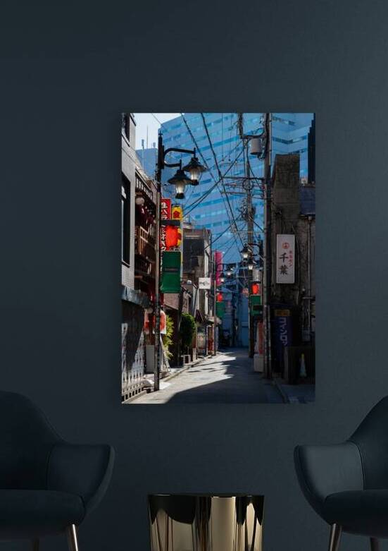 Tokyo Red Lantern Alley - Morning Light in Shibuya by Matthias Hauser