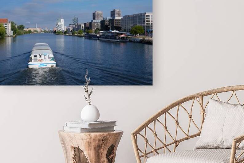 Spree River View in Berlin Germany by Matthias Hauser