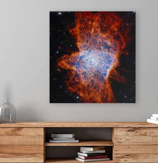 Space Image Nebula NGC 6072 James Webb Telescope by Matthias Hauser
