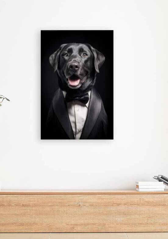 Well-Dressed Funny Labrador Dog by Matthias Hauser