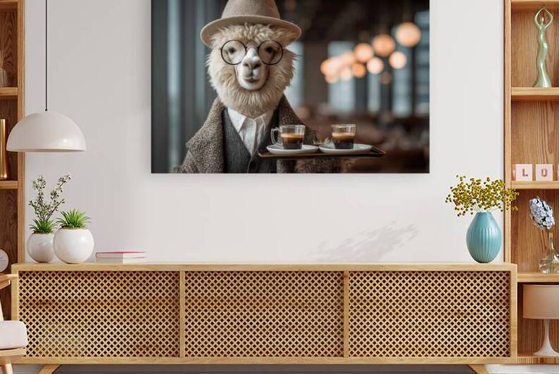 Alpaca with Espresso - Hipster Coffee Vibes by Matthias Hauser