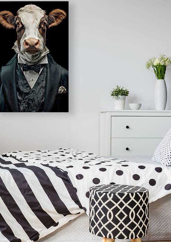 The Noble Cow - Tuxedo Elegance by Matthias Hauser