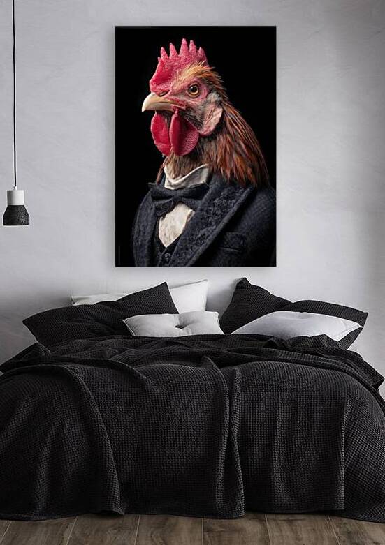 The Regal Rooster - Dressed for the Occasion by Matthias Hauser