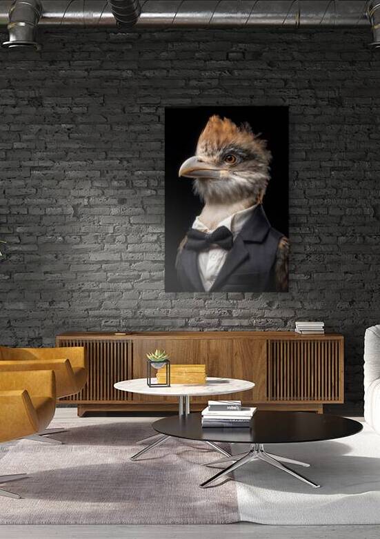 Well-Dressed Bird - Feathers and Formality by Matthias Hauser
