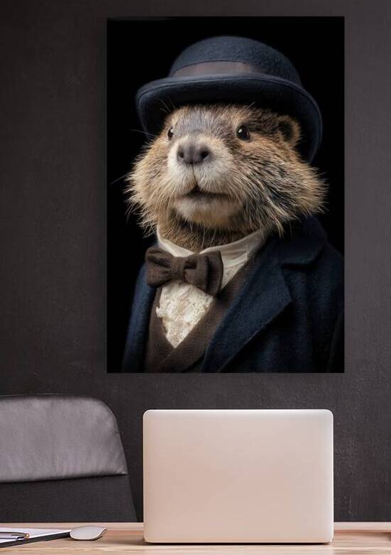 Distinguished Beaver - Victorian Charm by Matthias Hauser