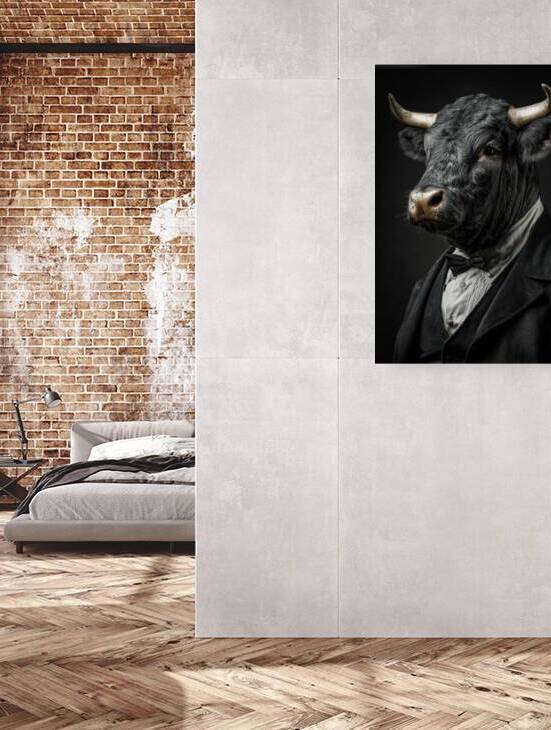 Well-Dressed Bull - Midnight Formal by Matthias Hauser