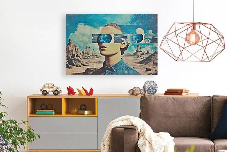 Cosmic Vision Surreal Collage by Matthias Hauser