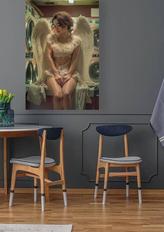 Laundromat Angel In Lace by Matthias Hauser