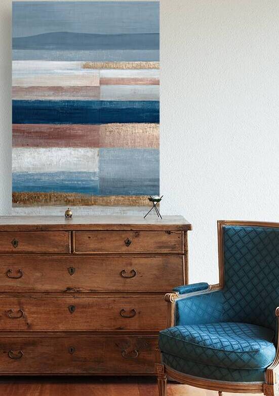 Abstract Art - Winter Coastal Color Fields by Matthias Hauser