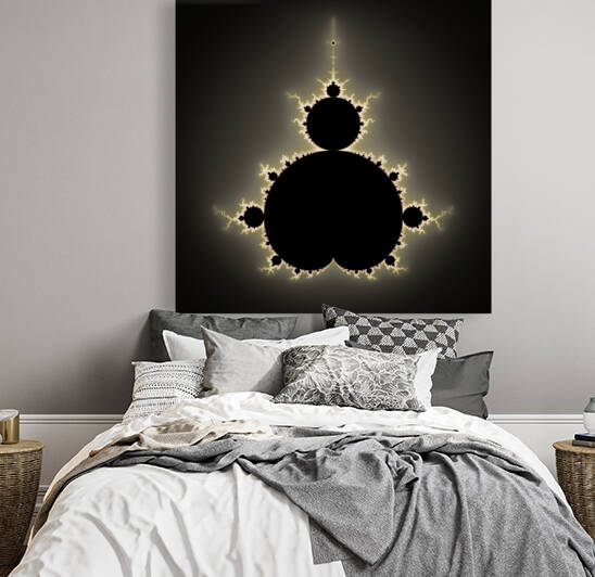 Mandelbrot set square format fractal art by Matthias Hauser