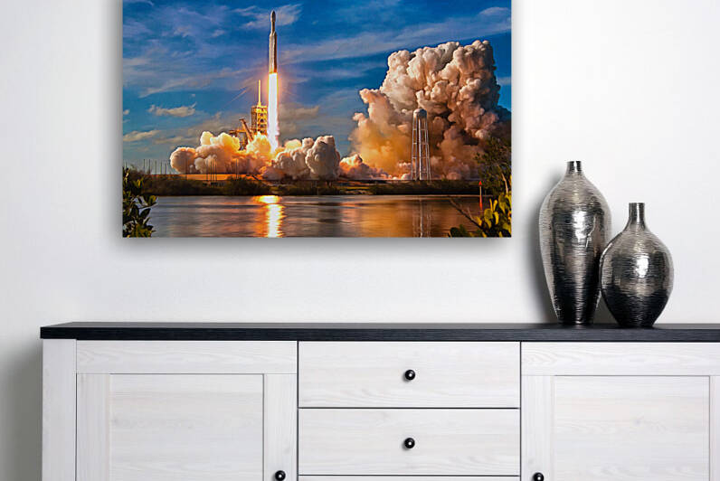 Falcon Heavy Rocket launch SpaceX by Matthias Hauser