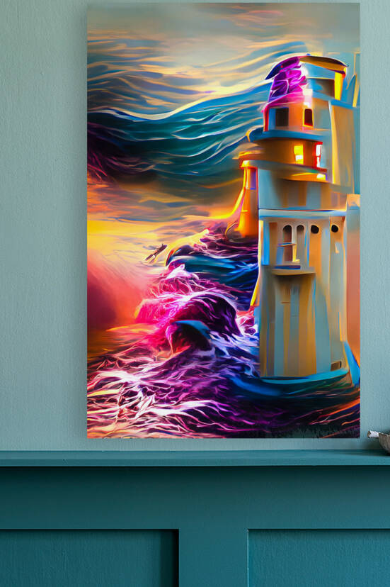 Lighthouse 04 Colorful Ocean by Matthias Hauser