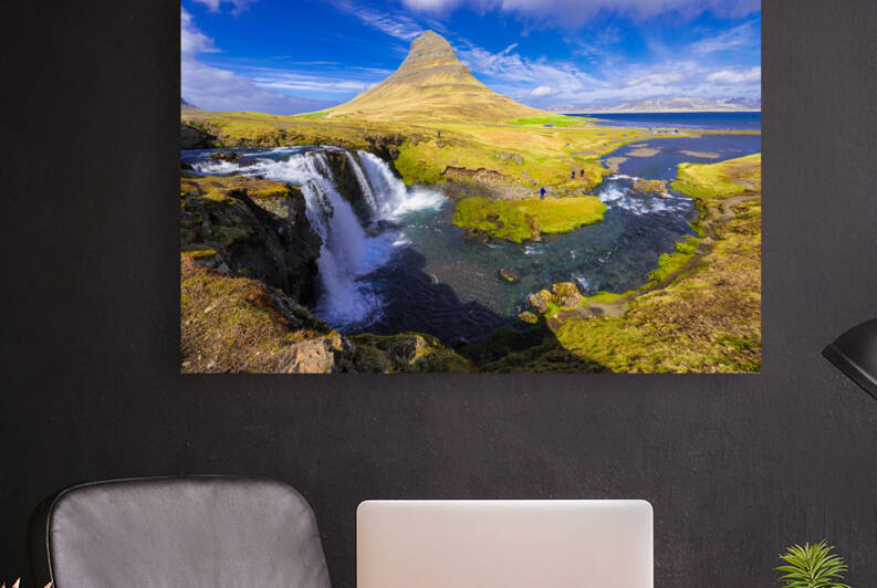Amazing Kirkjufell waterfall Iceland by Matthias Hauser