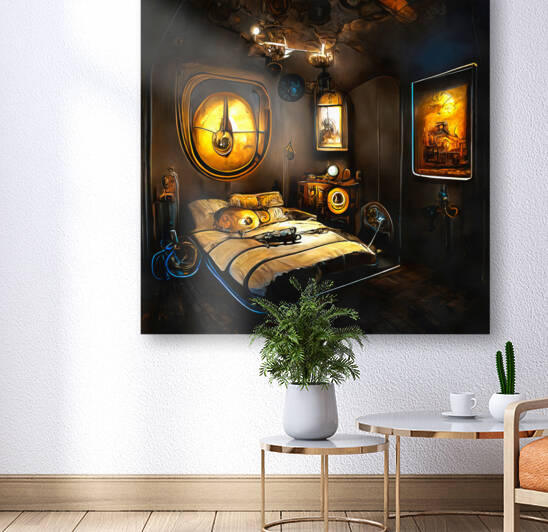 Steampunk Bedroom 01 by Matthias Hauser